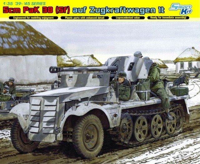 Dragon 6719 5cm PaK 38 (Sf)auf Zugkraftwagen 1t (1/35) 