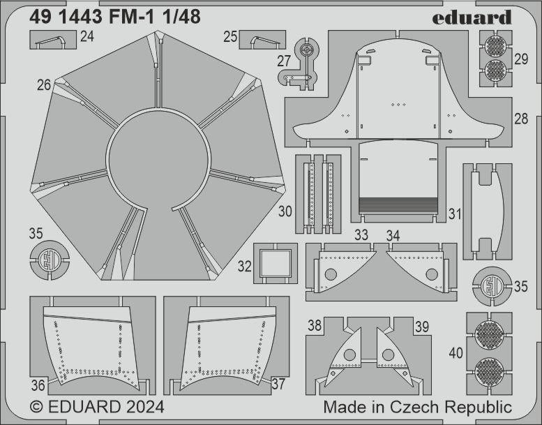 Eduard BIG49416 FM-1 TAMIYA 1/48 – immagine 3