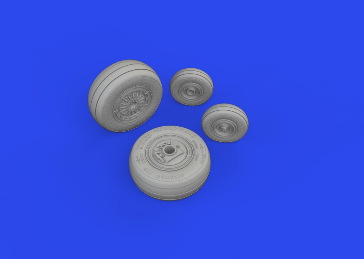 Roues Eduard 648882 F-4E MENG 1/48 – image 3