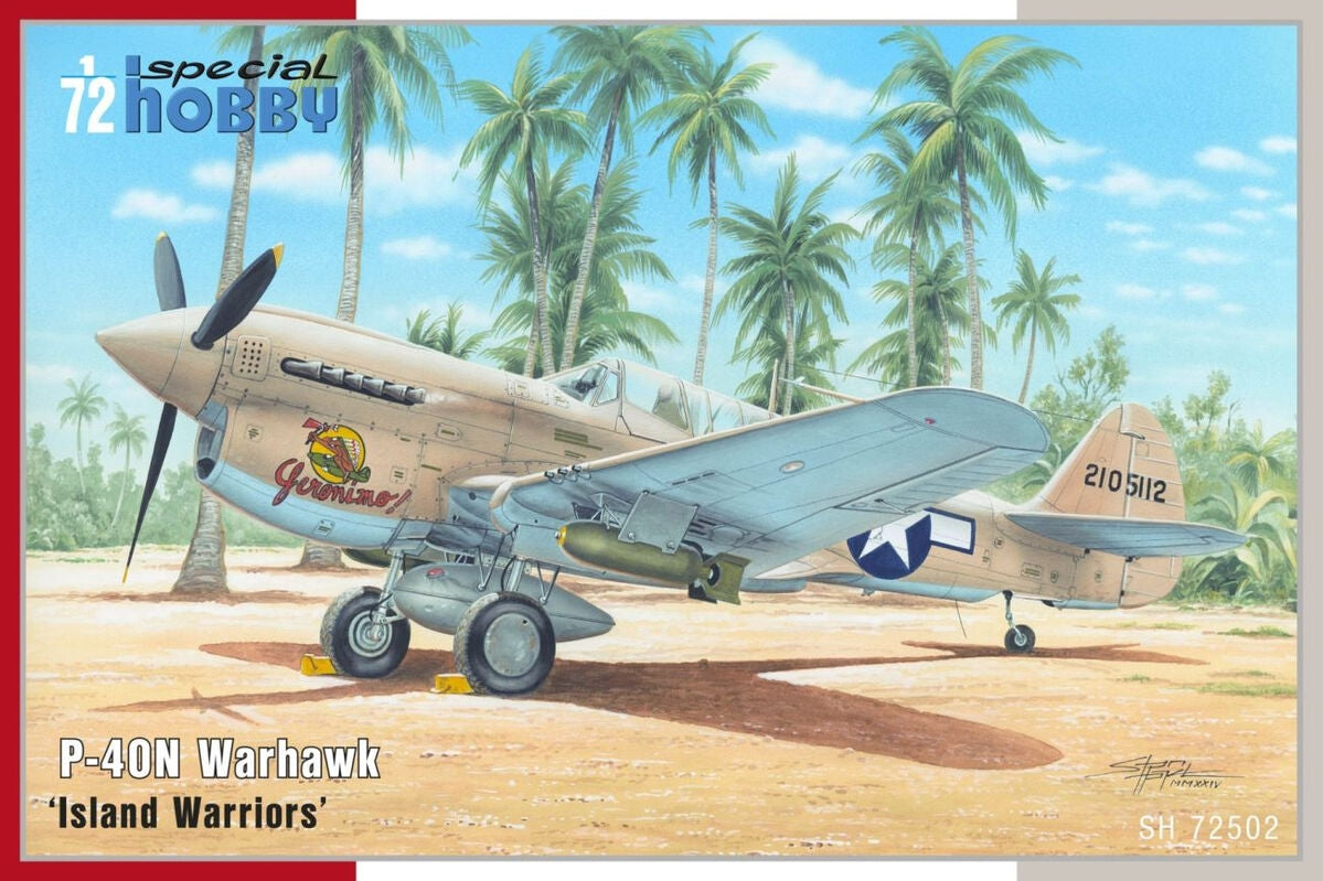 Special Hobby 72502 P-40N Warhawk « Guerriers de l&amp;#39;île » 1/72