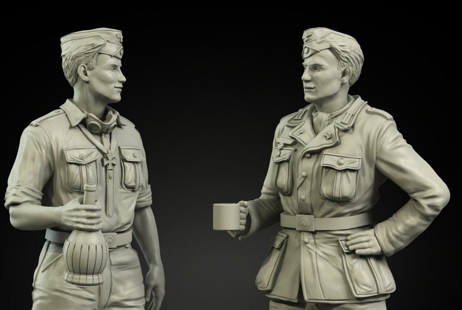 Panzer Art FI35-086 Coffret de cérémonie de remise de prix RK pour les tankistes DAK RK à l&amp;#39;échelle 1/35 – immagine 2