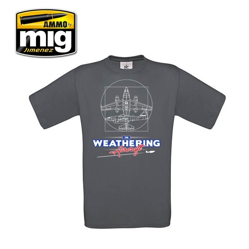 T-shirt AMMO of Mig Jimenez 8019XL The Weathering Aircraft (taille XL)