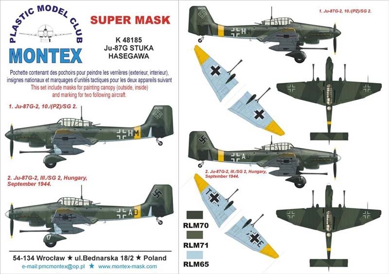 Montex K48185 Ju 87G 1/48 