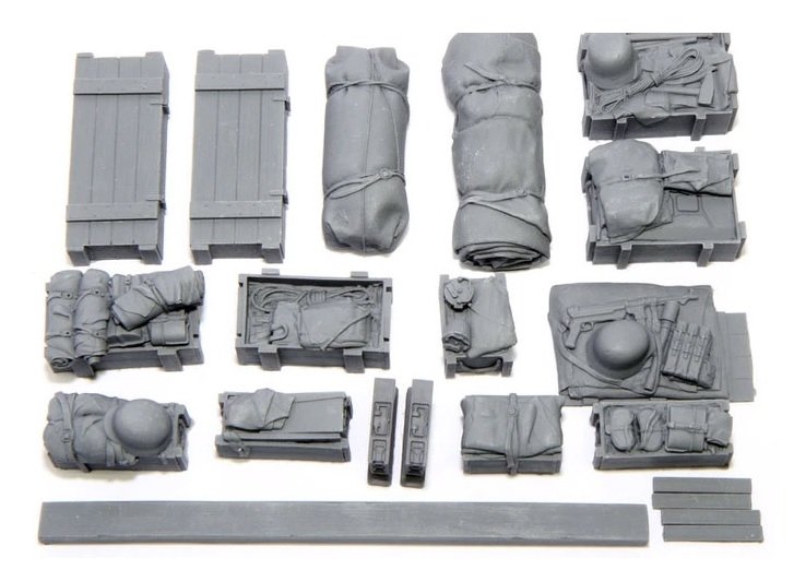 Das Werk A029 Kit de rangement pour char allemand C 1/16