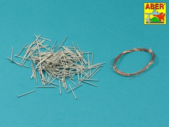 Aber 16198 Jeu de 200 axes de chenille pour char Panzer I Ausf.A/B, échelle 1/16 – imagen 2