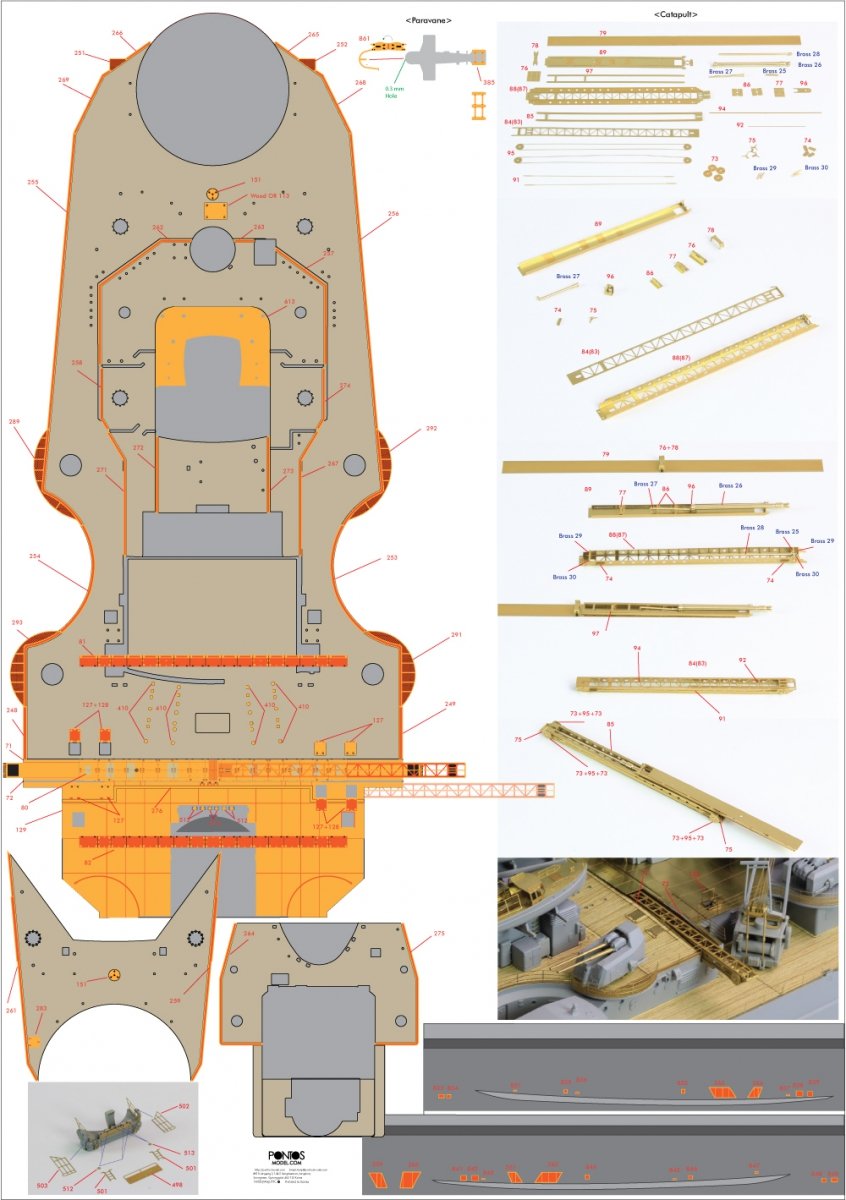 Pontos 22001F2 BISMARCK 1941 Kit de détail de base Ver.2 (1/200) – image 17