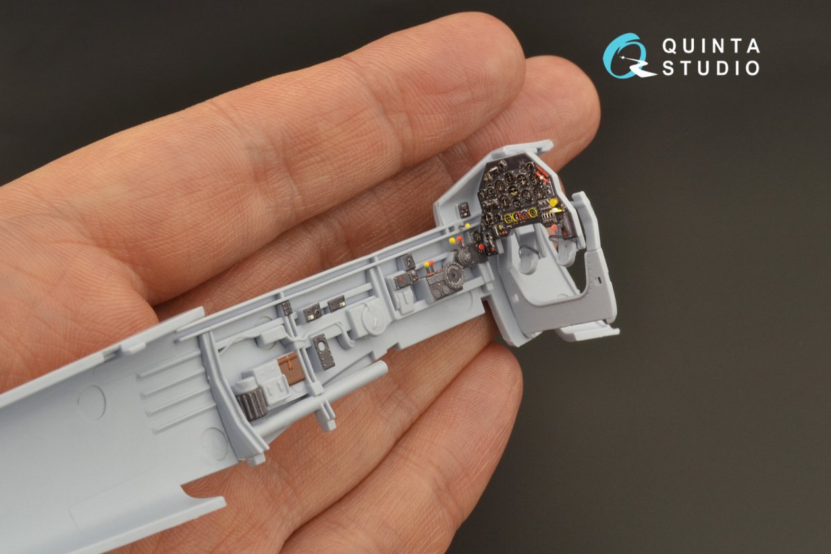 Intérieur imprimé en 3D et coloré sur papier décalcomanie Quinta Studio QD48208 Ju 87B-1/B-2/R-2 (Airfix) 1/48 – image 6