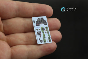 Intérieur imprimé en 3D et coloré sur papier décalcomanie Quinta Studio QDS-48253 P-51D (Tamiya) (petite version) 1/48 – image 7