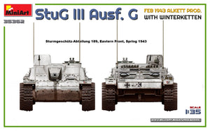 Mini Art 35362 StuG III Ausf. G FÉVRIER 1943 ALKETT PROD. AVEC KETTEN D&amp;#39;HIVER 1/35  – image 9