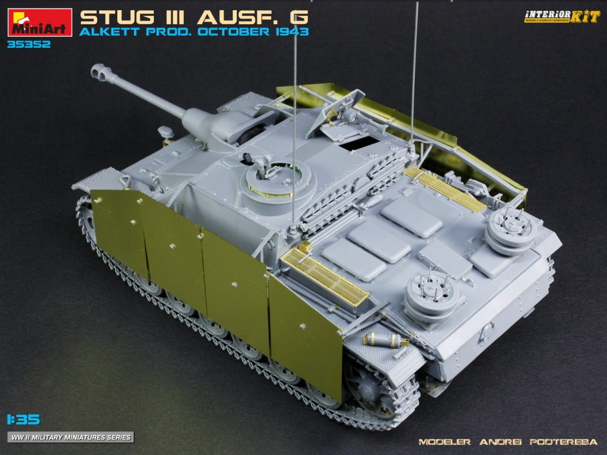 MiniArt 35352 STUG III AUSF. G ALKETT PROD. KIT INTÉRIEUR OCTOBRE 1943 1/35 – Bild 4