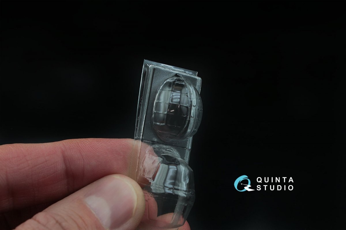 Verrière transparente thermoformée Quinta Studio QC72005 Pe-8 (pour kit Zvezda 7264) 1/72 – image 4