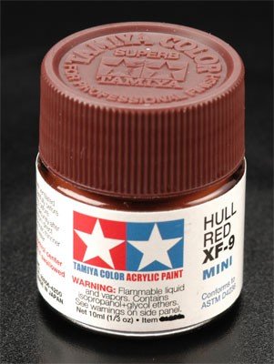 Peinture acrylique Tamiya XF9 Rouge Coque (81709) 10 ml  – immagine 2