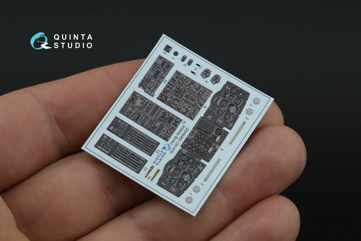 Intérieur coloré imprimé en 3D sur papier décalcomanie Quinta Studio QD48465 CH-47D (HobbyBoss) 1/48 – image 5