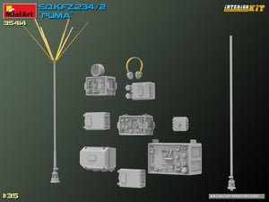MiniArt 35414 Sd.Kfz. 234/2 PUMA. KIT INTÉRIEUR 1/35  – immagine 28