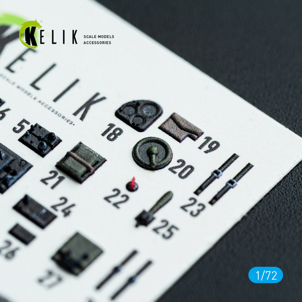 Kelik K72160 SBD-3 Dauntless - interior 3D decals for FlyHawk kit 1/72