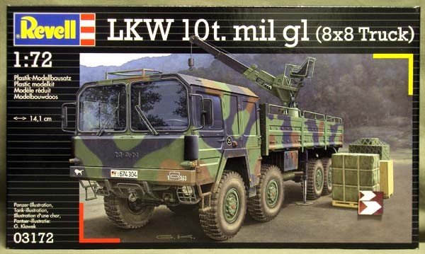 Revell 03172 LKW 10t. mil gl (camion 8x8) (1/72)