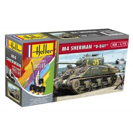 Heller 56892 M4 Sherman « Jour J » - Kit de démarrage 1/72