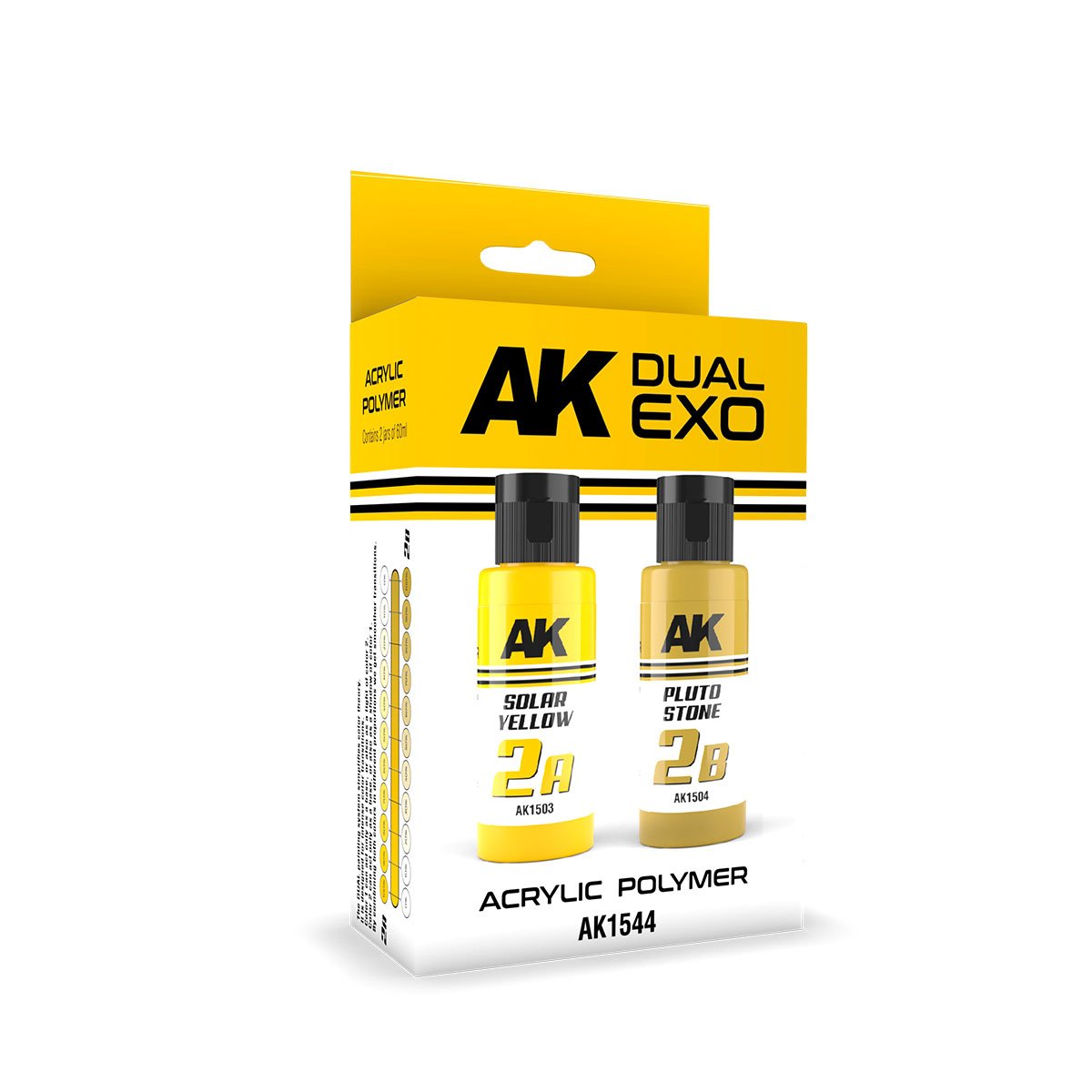 AK Interactive AK1544 DUAL EXO SET 2 – 2A JAUNE SOLAIRE &amp;amp; 2B PIERRE DE PLUTON