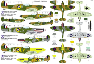 Kovozavody Prostejov KPM0276 Spitfire Mk.Ia &amp;quot;Marquages ​​spéciaux&amp;quot; 1/72 – Bild 2