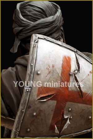 Young Miniatures YH1827 CHEVALIER TEMPLIER À JÉRUSALEM 1/10 – image 6