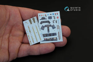 Intérieur imprimé en 3D et coloré sur papier décalcomanie Quinta Studio QD32055 FW 190A-5 (pour maquette Hasegawa) 1/32 – immagine 2