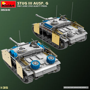 MiniArt 35341 STUG III AUSF. G MAI-JUIN 1943 ALKETT PROD. 1/35 – immagine 9