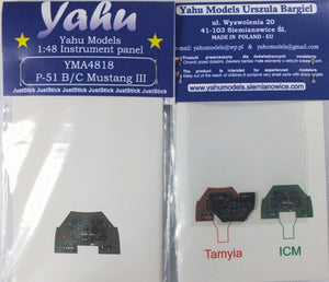 Yahu YMA4818 P-51 B/C (Tamiya / ICM) 1/48