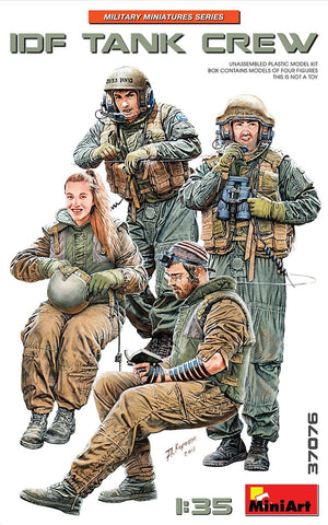 MiniArt 37076 Équipage de char de l&amp;#39;IDF 1/35