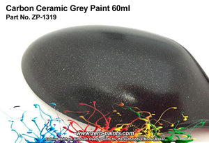 Peinture gris carbone céramique Zero Paints ZP-1319, 60 ml – image 2