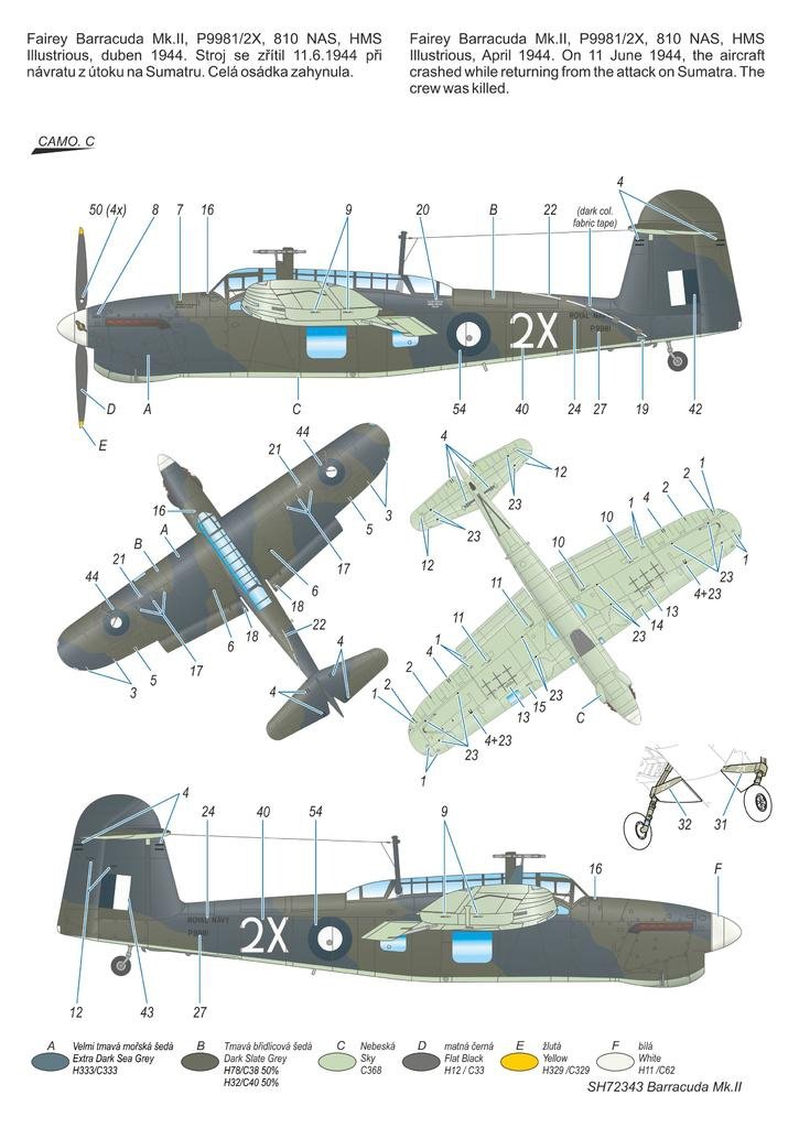 Special Hobby 72343 Fairey Barracuda Mk. II Flotte du Pacifique 1/72 – image 5