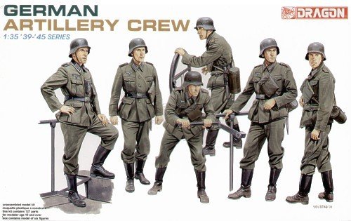 Dragon 6201 Équipe d&amp;#39;artillerie allemande (1/35)