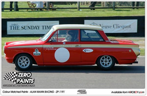 Peinture Zero Paints ZP-1191 Alan Mann Racing Paints Rouge/Or 2 x 30 ml – immagine 3