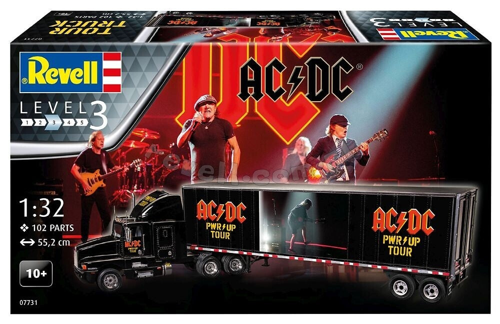 Revell 07731 Camion de tournée AC/DC Power Up - Remorque 1/32 – immagine 2