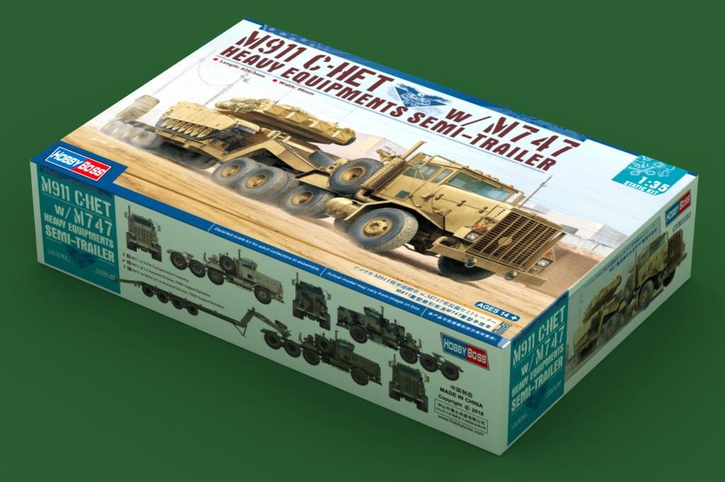 Hobby Boss 85519 M911 C-HET avec semi-remorque pour engins lourds m747 (1/35)  – imagen 2