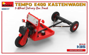 MiniArt 38047 TEMPO E400 KASTENWAGEN CAMION DE LIVRAISON À 3 ROUES SUR VOIE 1/35  – image 8