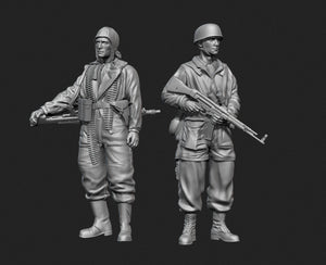 Panzer Art FI35-133 Fallschirmjäger allemand Oder Ensemble frontal 1/35