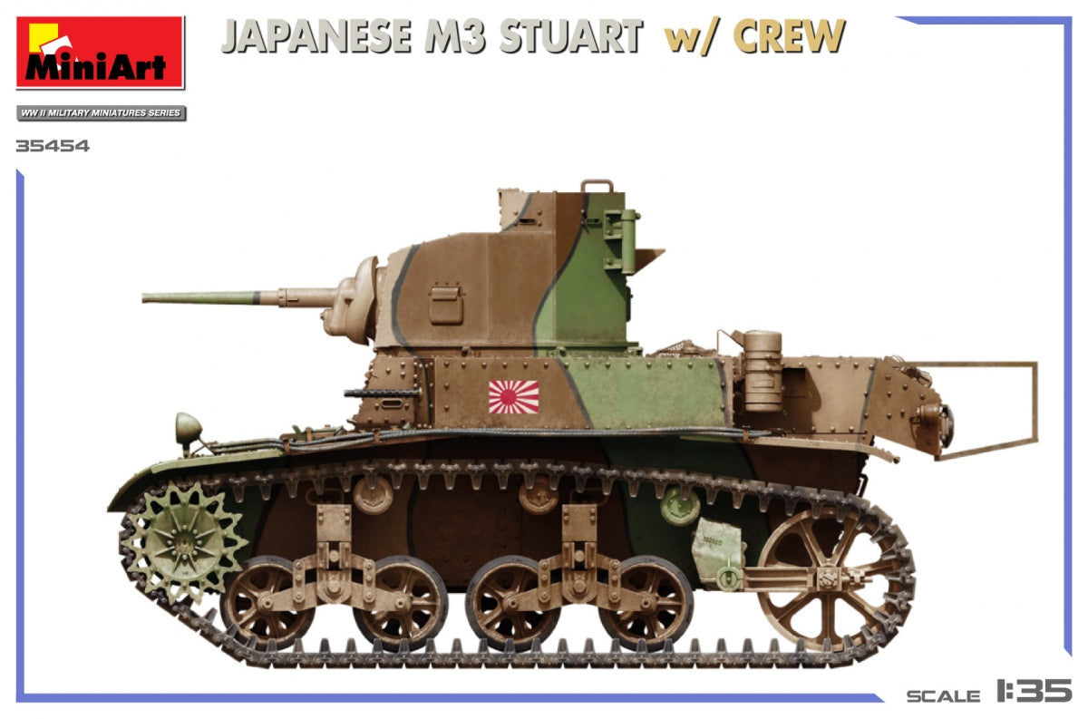 Miniart 35454 M3 STUART JAPONAIS avec équipage 1/35 – image 6