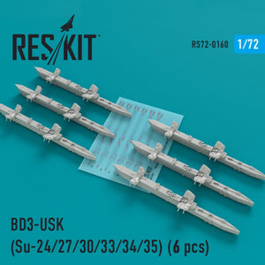 RESKIT RS72-0160 BD3-USK RACKS (6PCS) 1/72
