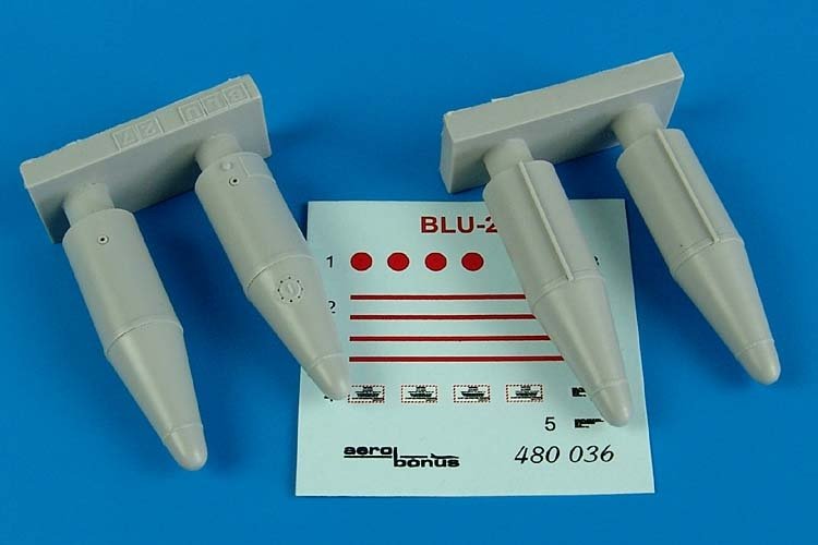 Aerobonus 480036 Bombe incendiaire BLU-27 (1/48)