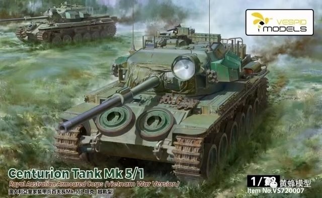 Maquette Vespid Models VS720007 Char Centurion Mk 5/1 1/72