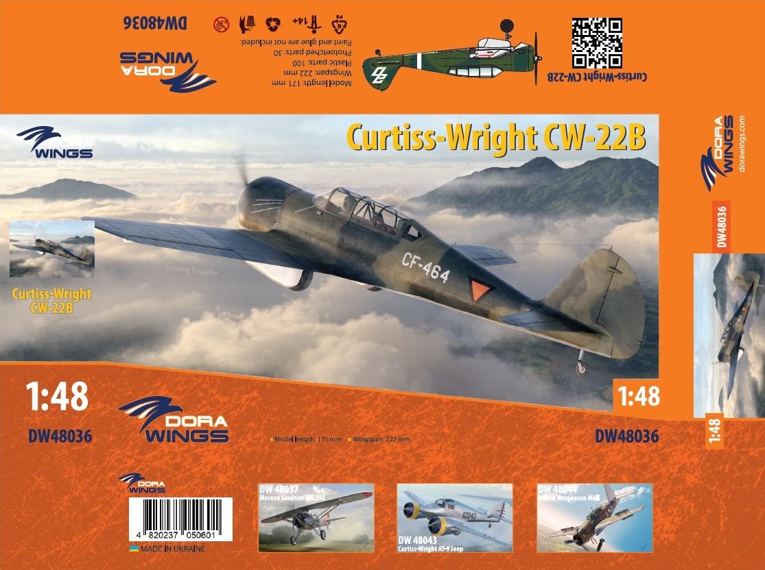 Dora Wings 48036 Curtiss-Wright CW-22B 1/48 – immagine 6