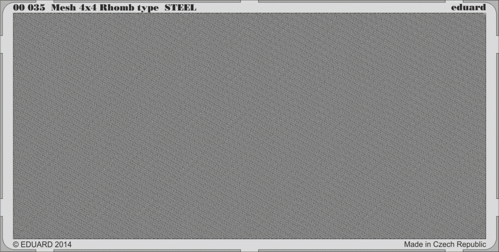 Eduard 00035 Maille losange 4x4 ACIER