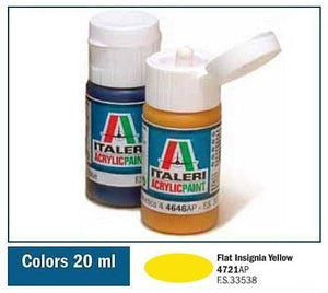 Italeri 4721AP FLAT INSIGNIA JAUNE 20 ml