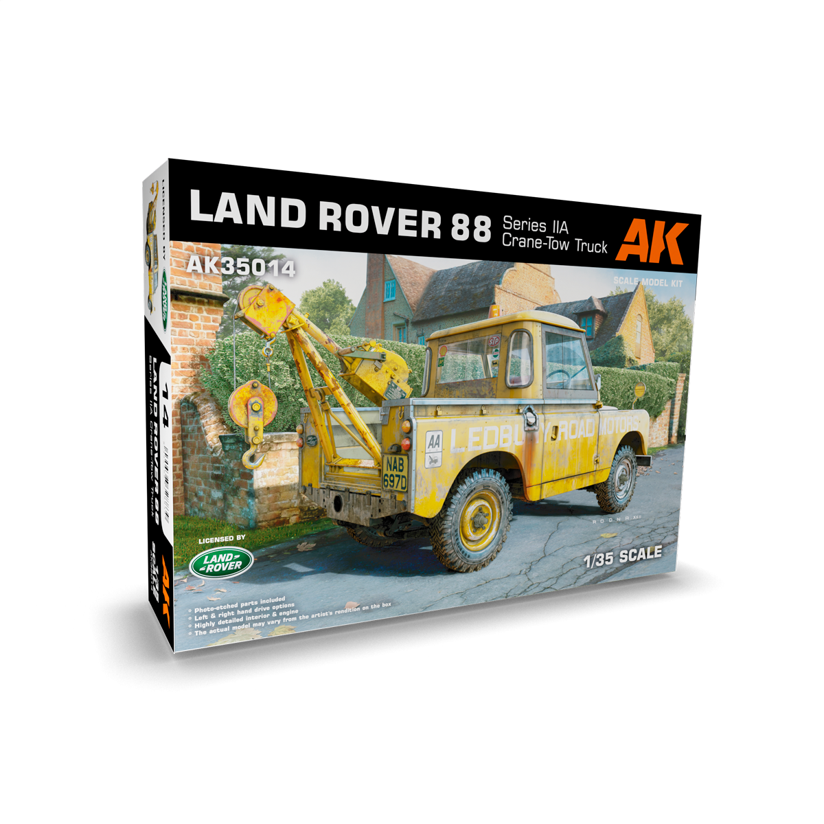 AK Interactive AK35014 LAND ROVER 88 SERIES IIA CAMION-GRUE DE REMORQUAGE 1/35