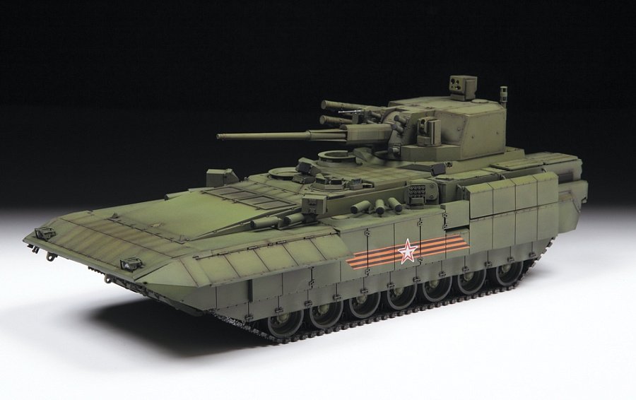Maquette Zvezda 3623 du char russe T-15 « ARMATA » au 1/35, équipé d&amp;#39;un canon de 57 mm et de missiles « ATAKA ». – immagine 10