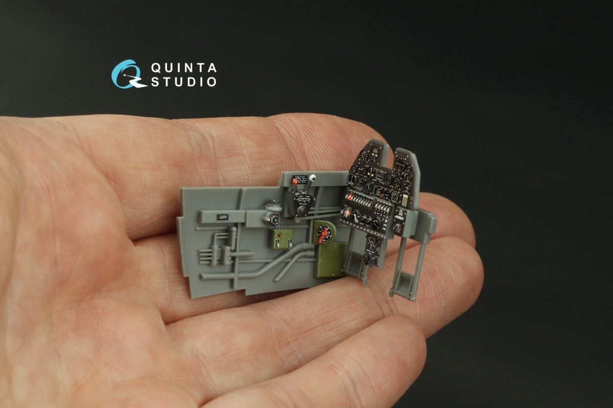 Quinta Studio QD32220 P-40N late 3D-Printed coloured Interior on decal paper (Hasegawa/Eduard) 1/32 – zdjęcie 10