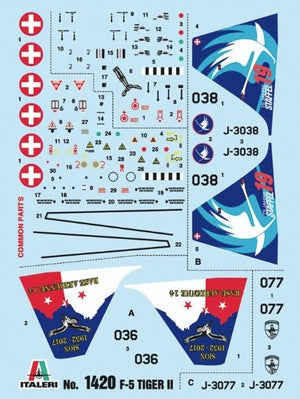Italeri 1420 F-5E Force aérienne suisse 1/72 – immagine 5