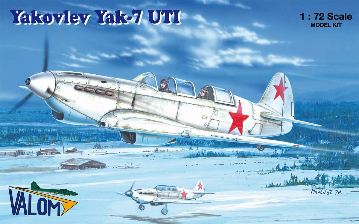 Valom 72076 Yakovlev Yak-7 UTI 1/72
