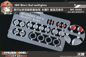 Feux arrière Voyager Model BR35053 IDF Shot Kal (pour AFV AF35277) 1/35