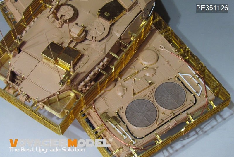 Maquette Voyager PE351126 Char de combat principal allemand Leopard 2A6 de base (pour RFM 5076) 1/35 – image 4